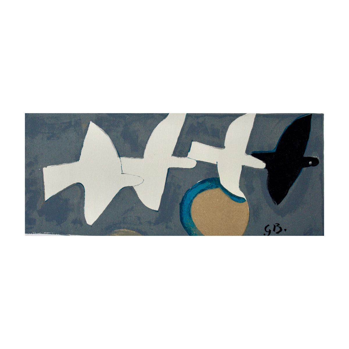 4 Oiseaux Celluloïd Vintage – Marques Verre – Années 50 – Petitcollin
