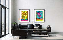 Load image into Gallery viewer, HARING KEITH, Montreux Jazz Festival - Orange, 1983