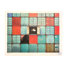 Load image into Gallery viewer, JR, The ballerina jumping in containers, Le Havre, France, 2014