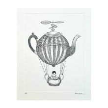 Load image into Gallery viewer, CASETTA ELEONORA, Soaring in the air (black), 2018