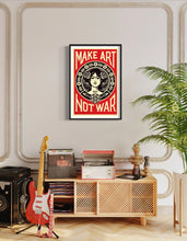 Carica l'immagine nel visualizzatore di Gallery, OBEY - FRANK SHEPARD FAIREY, Make art - not war, 2022