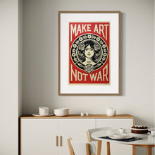 Carica l'immagine nel visualizzatore di Gallery, OBEY - FRANK SHEPARD FAIREY, Make art - not war, 2022