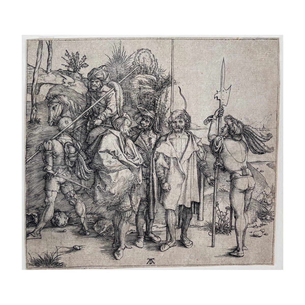 D RER ALBRECHT Cinque Lanzichenecchi E Un Orientale A Cavallo 1495 d-rer-albrecht-cinque-lanzichenecchi-e-un-orientale-a-cavallo-1495