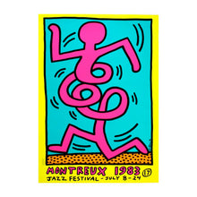 Load image into Gallery viewer, HARING KEITH, Montreux Jazz Festival - Fuchsia, 1983