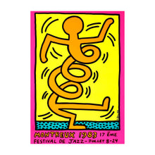 Load image into Gallery viewer, HARING KEITH, Montreux Jazz Festival - Orange, 1983