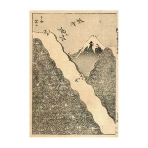 HOKUSAI KATSUSHIKA, Il Fuji generoso, Senkin no fuji , n.31