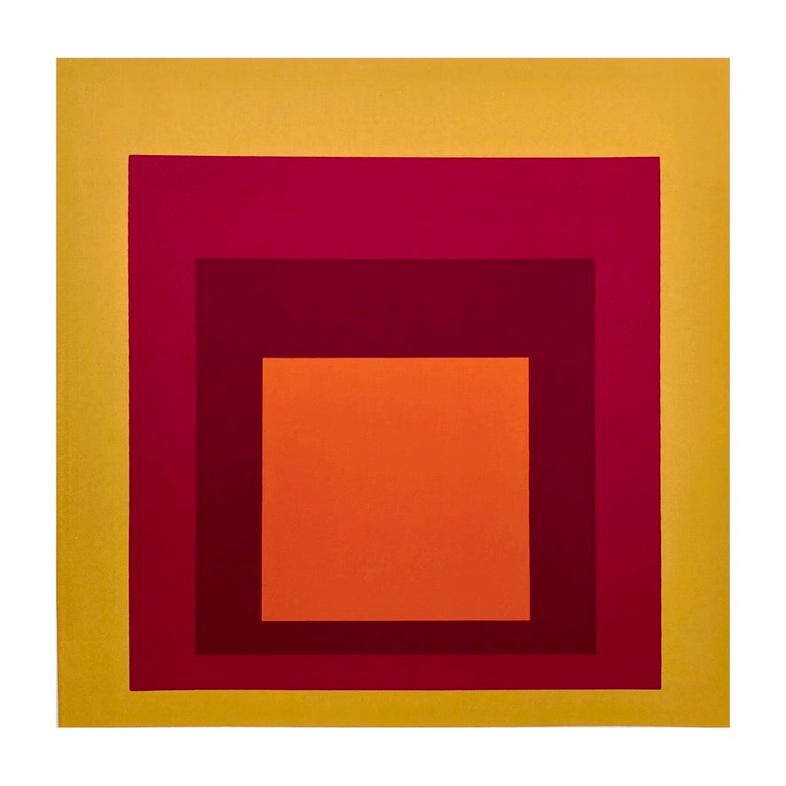 ALBERS JOSEF, Study to Homage to the Square n.7,  La Tehuana, 1977