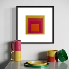 Carica l&#39;immagine nel visualizzatore di Gallery, ALBERS JOSEF, Study to Homage to the Square n.7,  La Tehuana, 1977
