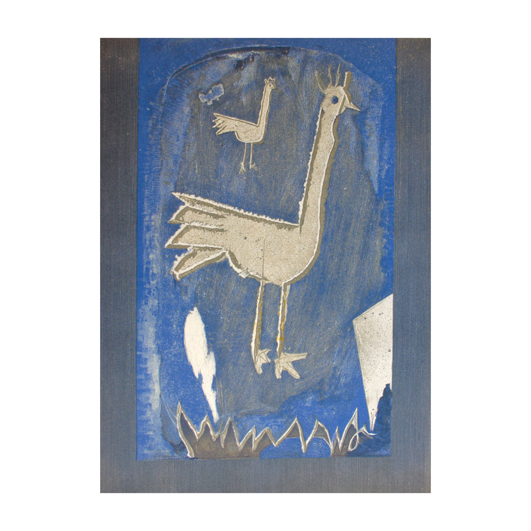 BRAQUE GEORGES, Deux paons, 1952