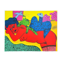 Load image into Gallery viewer, CORNEILLE GUILLAUME, Femme rouge, 1988
