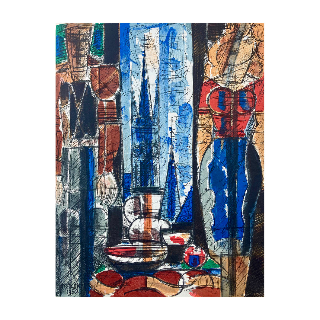 GROMAIRE MARCEL, Interieur flamand, 1952