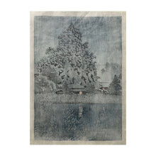 Load image into Gallery viewer, HASUI KAWASE, Rain at Ōmiya, (Ame no Ōmiya), 1930
