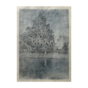 HASUI KAWASE, Rain at Ōmiya, (Ame no Ōmiya), 1930