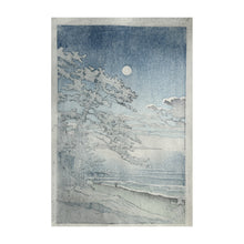 Carica l&#39;immagine nel visualizzatore di Gallery, HASUI KAWASE, Spring Moon over Ninomiya Beach, 1932
