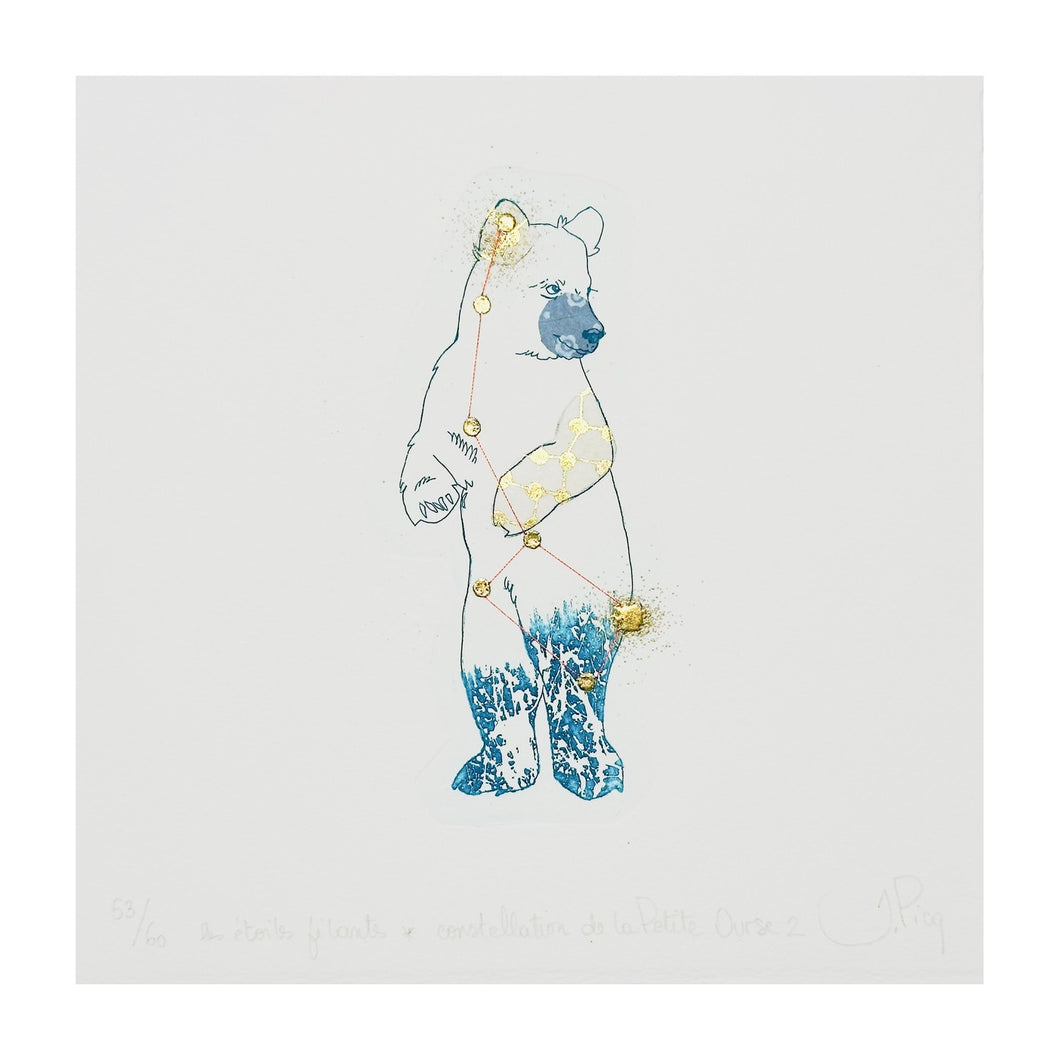 PICQ JEANNE, Les étoiles filants - Constellation de la Petite Ourse n. 2, 2023