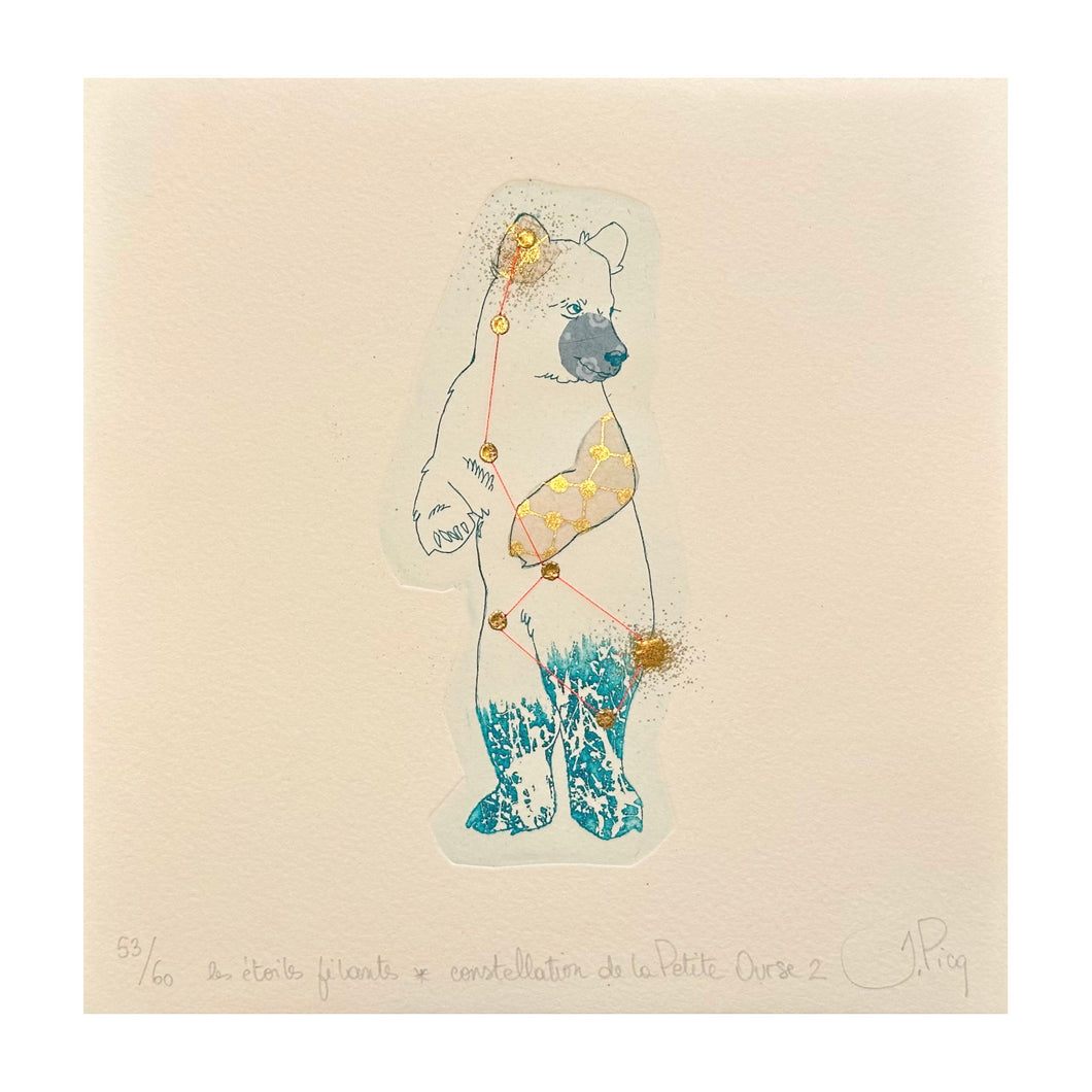 PICQ JEANNE, Les étoiles filants - Constellation de la Petite Ourse n. 2, 2023