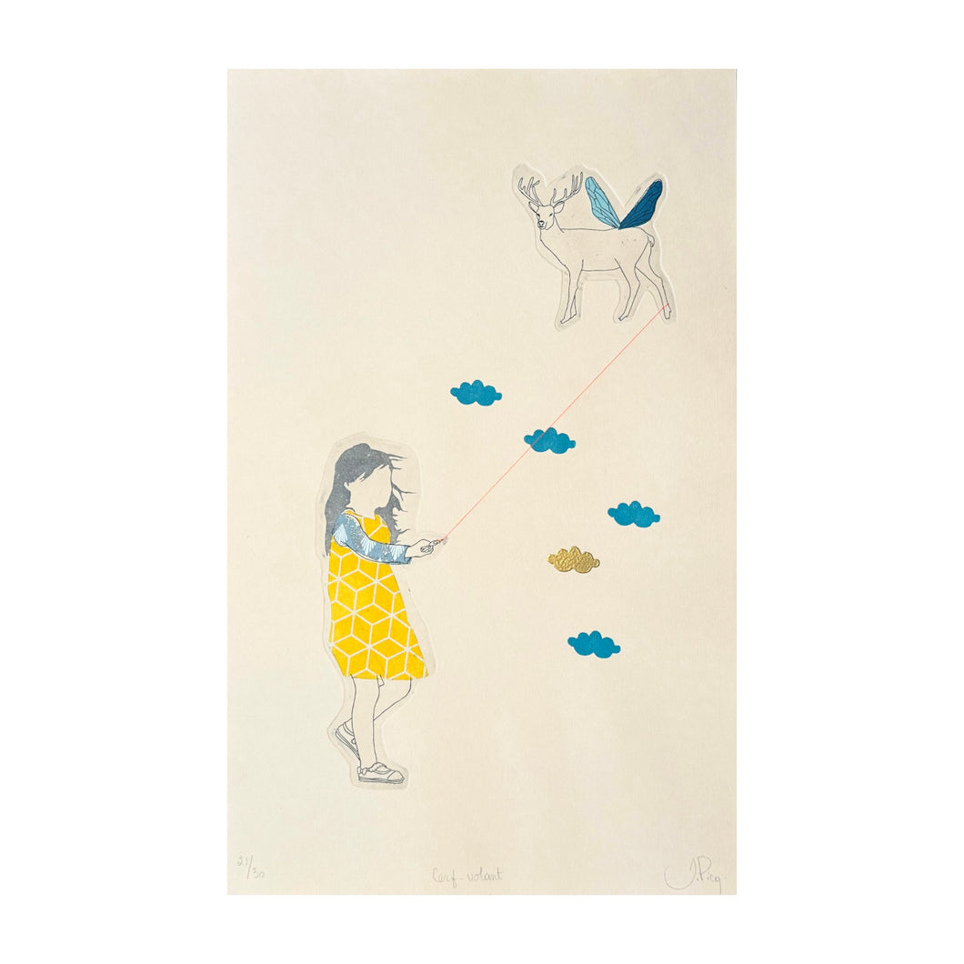 PICQ JEANNE, Cerf volante, 2025