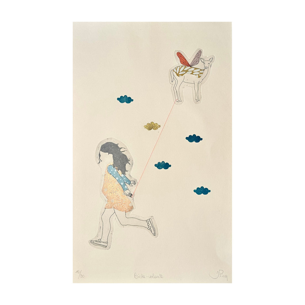 PICQ JEANNE, Biche volante, 2025