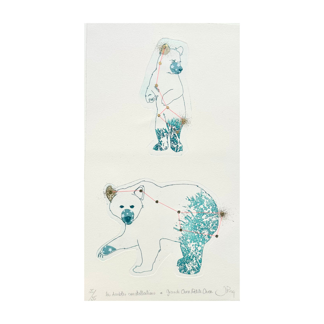 PICQ JEANNE, Les doubles constellation - Grande Ourse e Petite Ourse, 2023