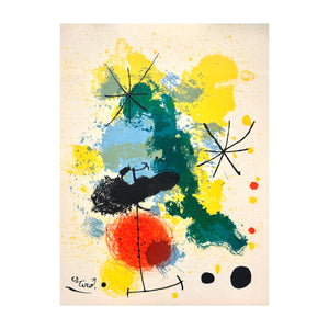 MIRÓ JOAN, Print from the Mourlot Press, 1964-65