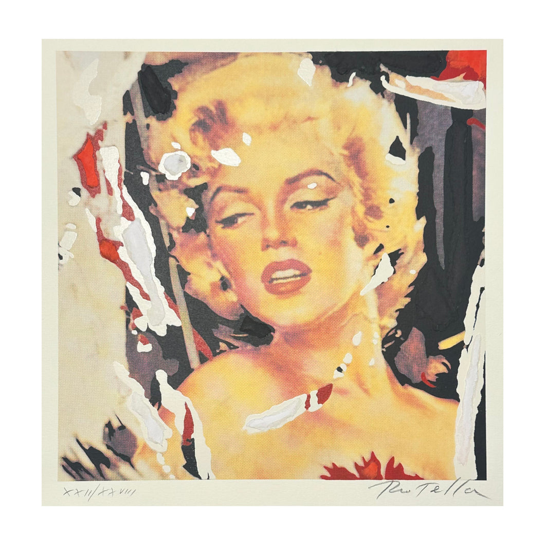 ROTELLA MIMMO, Marilyn (dalla serie I volti) n. 2, 1997