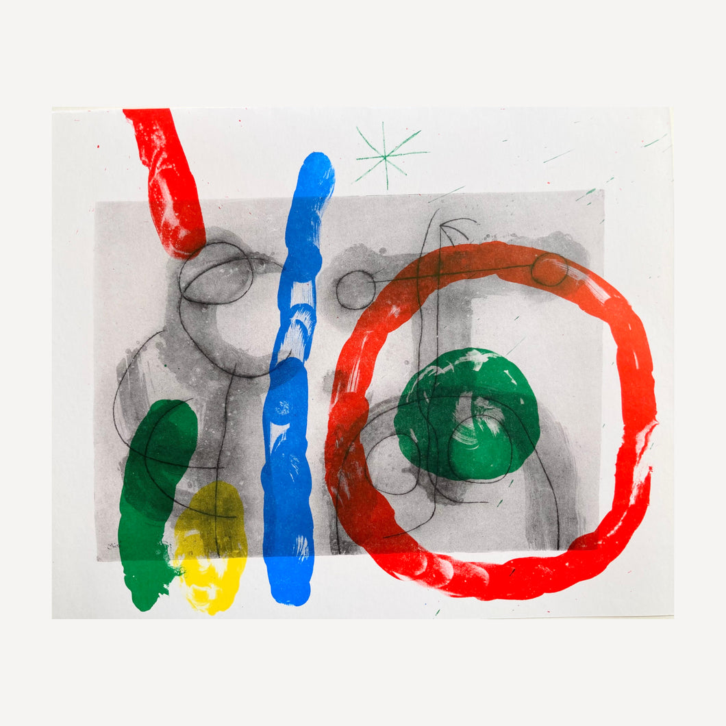 MIRÓ JOAN, Cartoons - Table II, 1965 