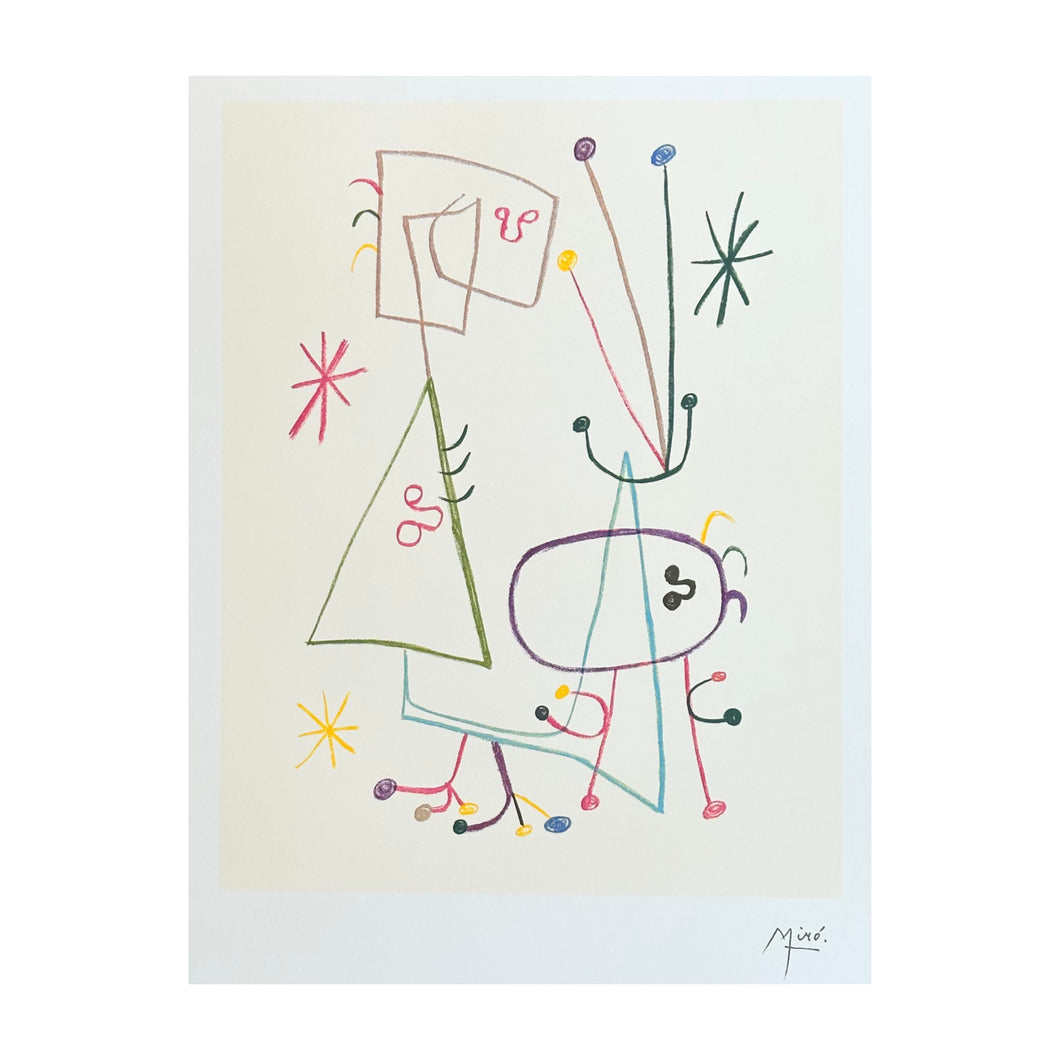 MIRÓ JOAN, Parler seul, 1948