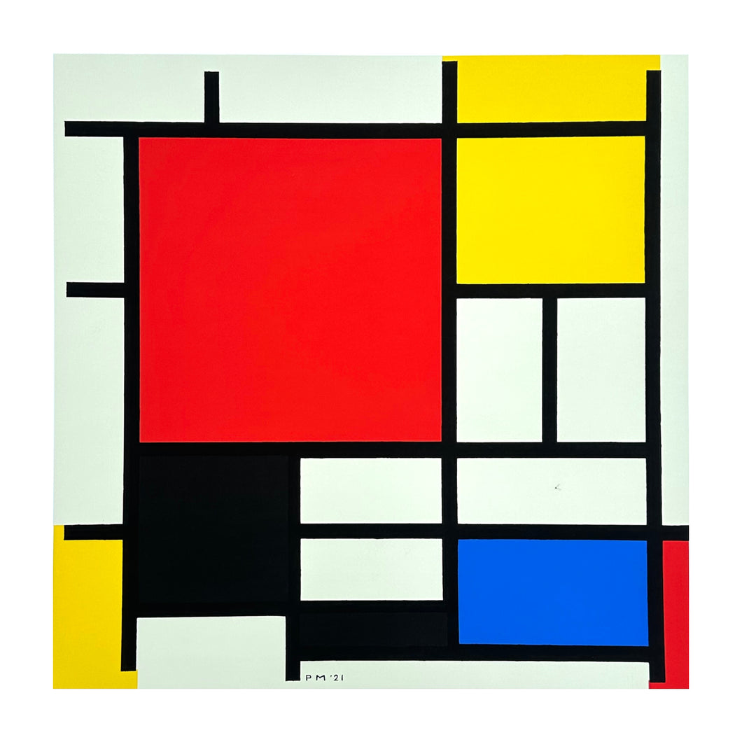 MONDRIAN PIET, Composizione con rosso, giallo, blu e nero, 1921