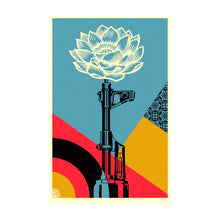 Carica l&#39;immagine nel visualizzatore di Gallery, OBEY - FRANK SHEPARD FAIREY, AK-47 Lotus, 2024

