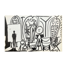 Carica l&#39;immagine nel visualizzatore di Gallery, PICASSO PABLO, Carnet de la Californie tav. XVII, 1955
