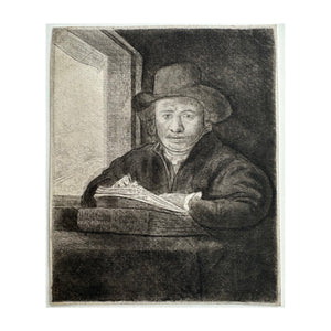 REMBRANDT HARMENSZOON VAN RIJN, L’Autoritratto presso la finestra, 1648