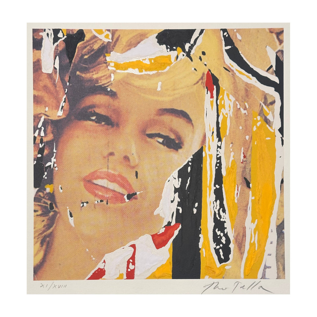 ROTELLA MIMMO, Marilyn (dalla serie I volti) n.3, 1997