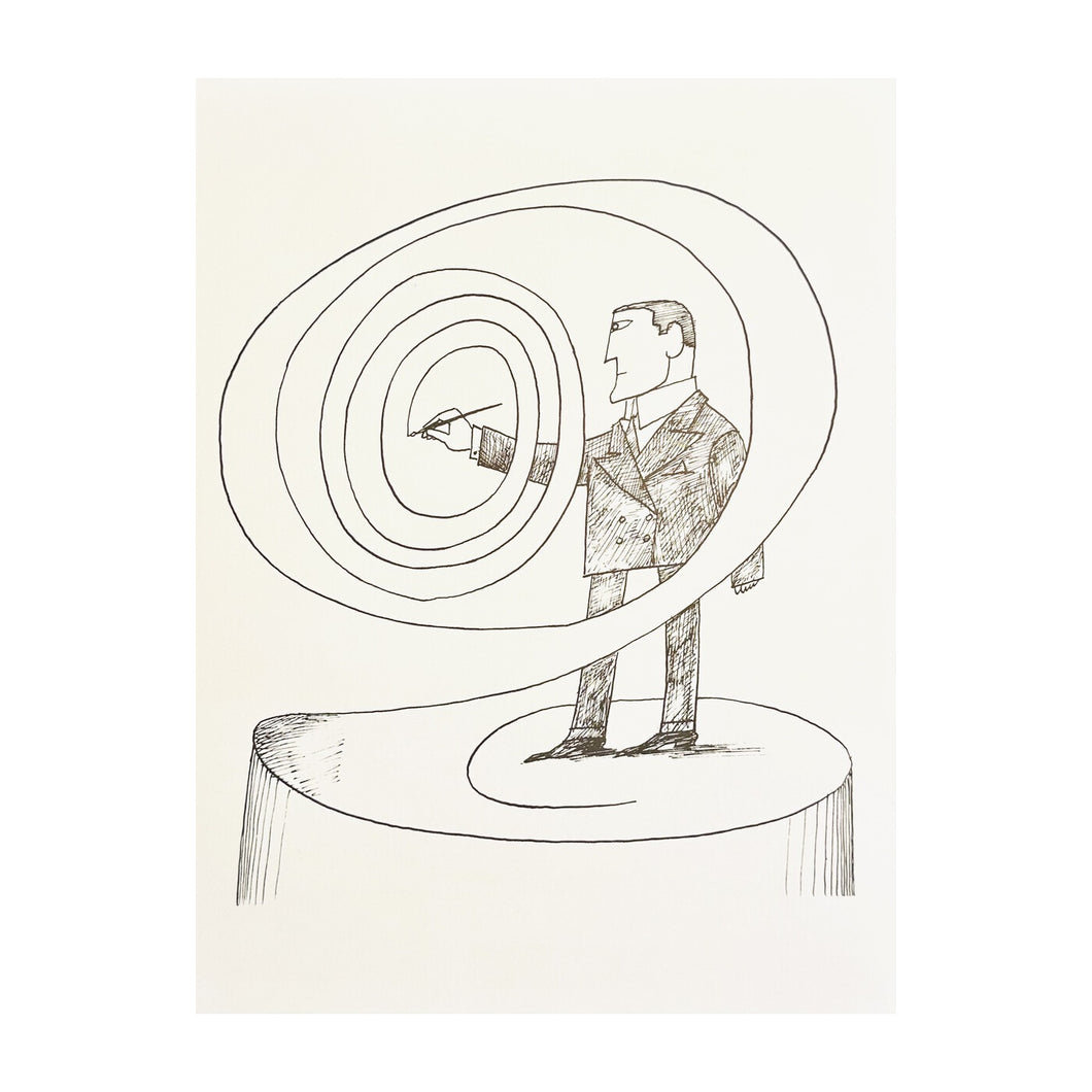 STEINBERG SAUL, Selfportrait n. 1, 1966