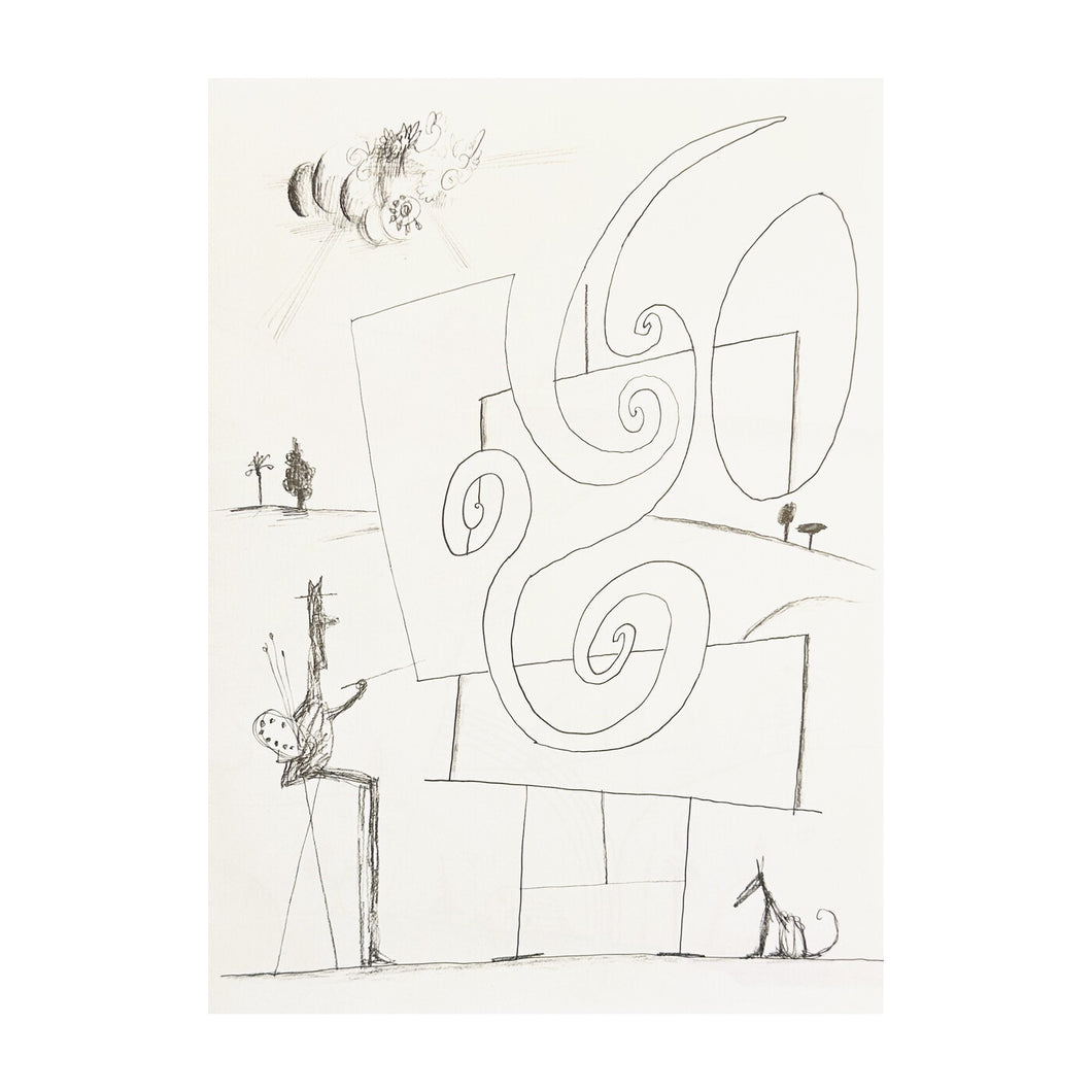 STEINBERG SAUL, Selfportrait n. 2, 1966