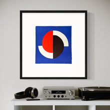 Carica l&#39;immagine nel visualizzatore di Gallery, DELAUNAY SONIA, Composition rouge et bleue, 1969
