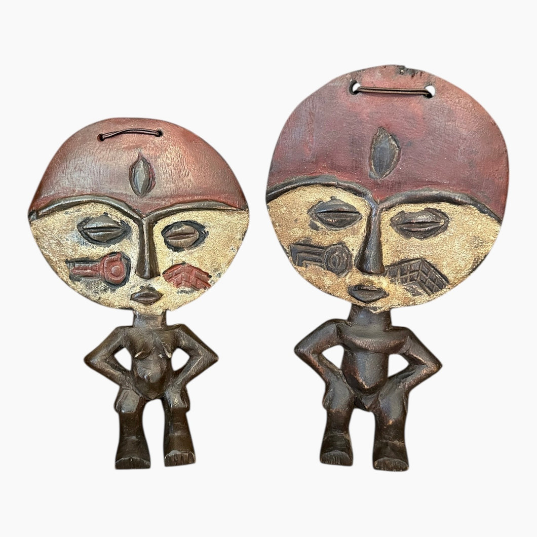 ARTE POPOLARE DELL’AFRICA CENTRO-ORIENTALE, Coppia di figure maschile e femminile, fine XX - inizio XXI secolo