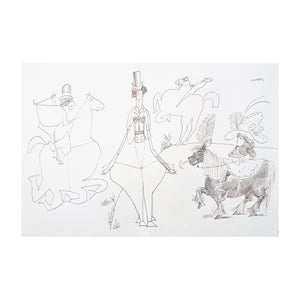 STEINBERG SAUL, Equestrian Etiquette, 1953
