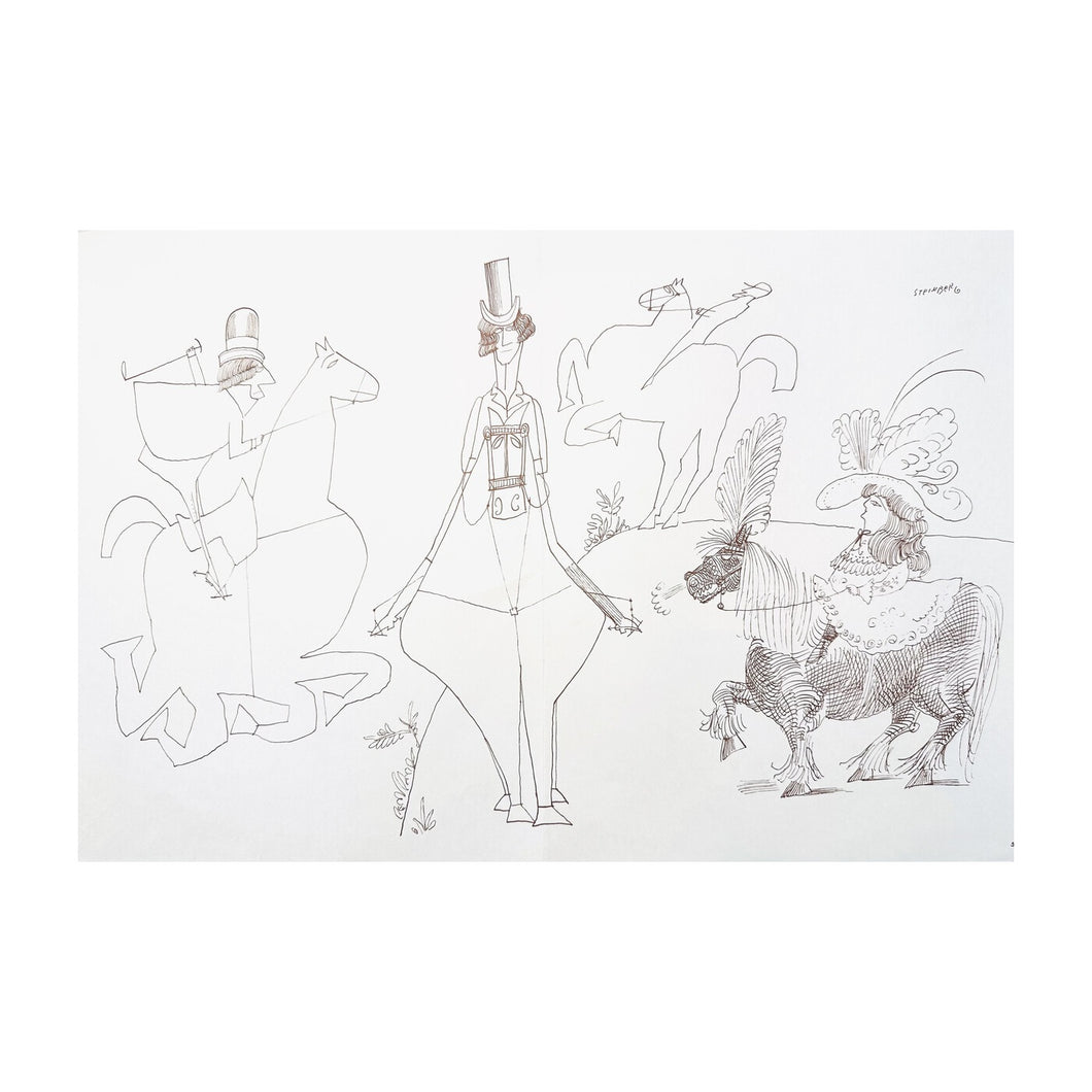 STEINBERG SAUL, Equestrian Etiquette, 1953