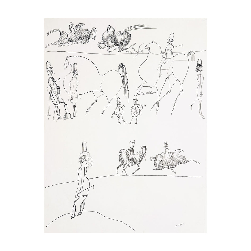 STEINBERG SAUL, Just Trot It Out, 1953