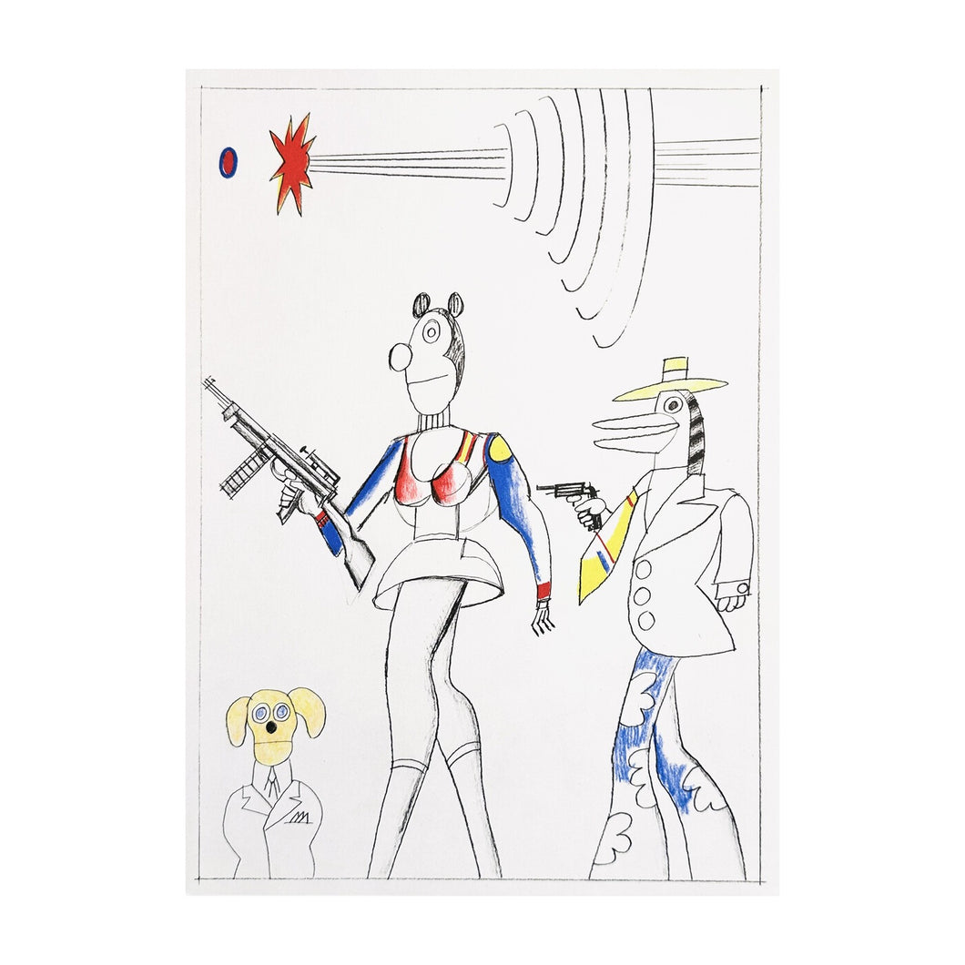 STEINBERG SAUL, Shoot First, Look Fabulous, 1977