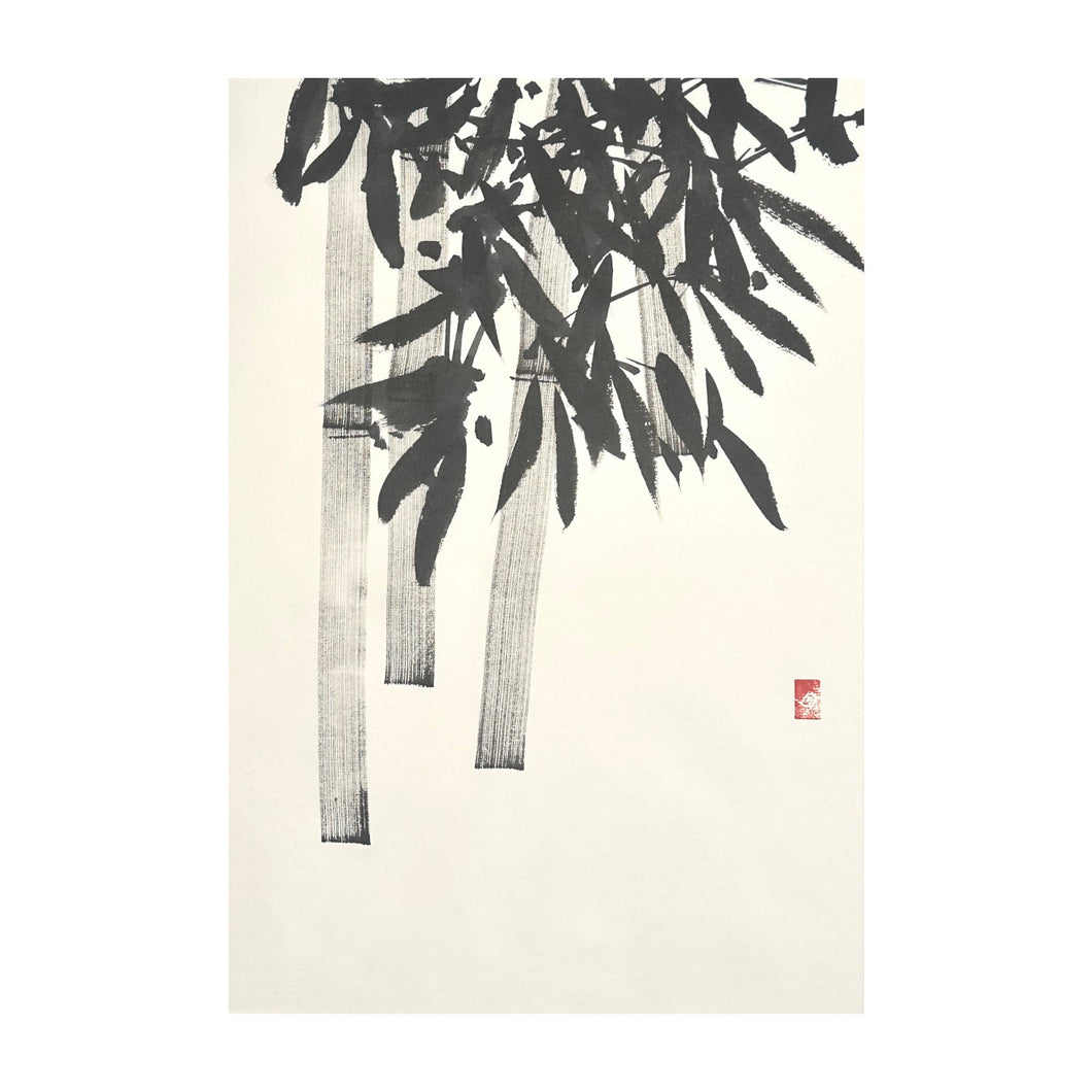 ROBERTO NECCO, Sumi-e, Bambù d'inverno, 2025