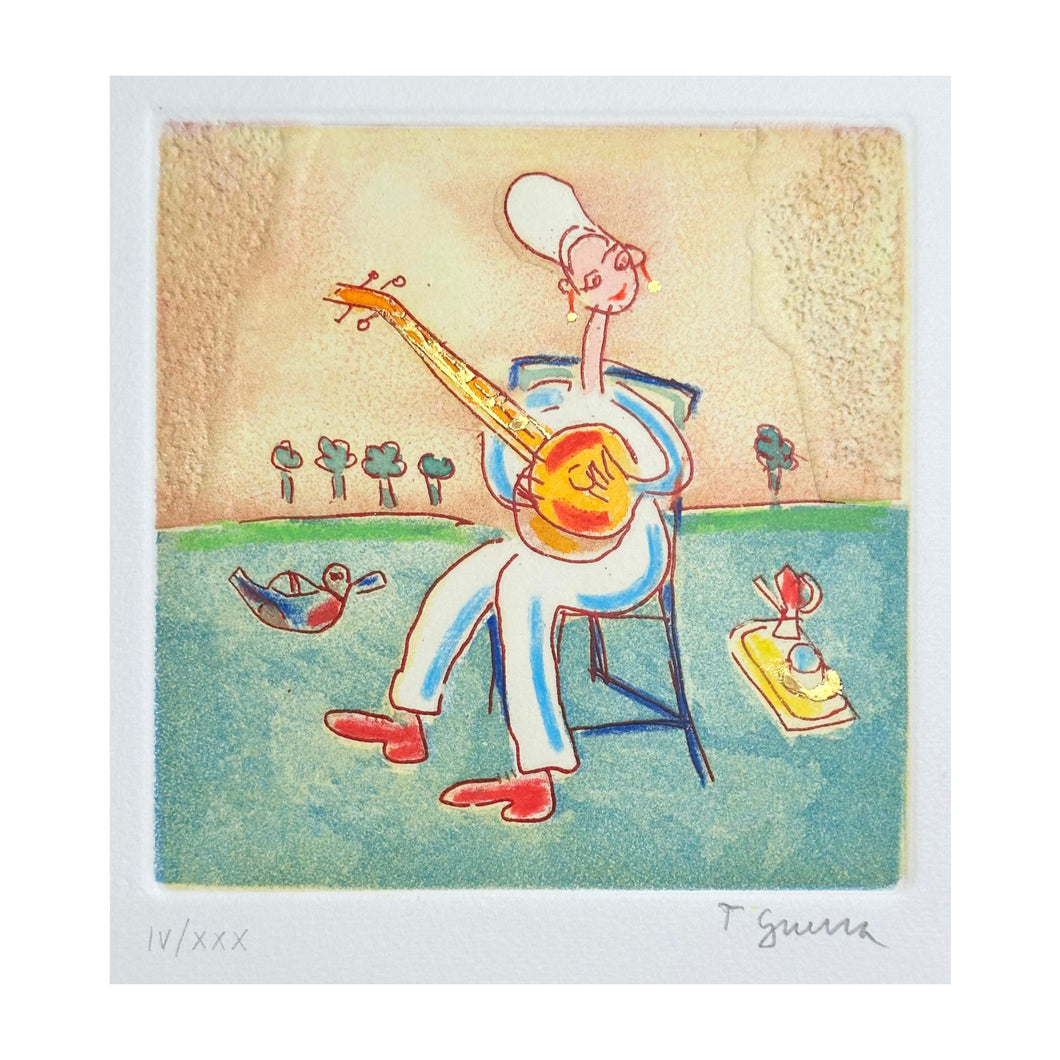 GUERRA TONINO, The player, 1990 ca.