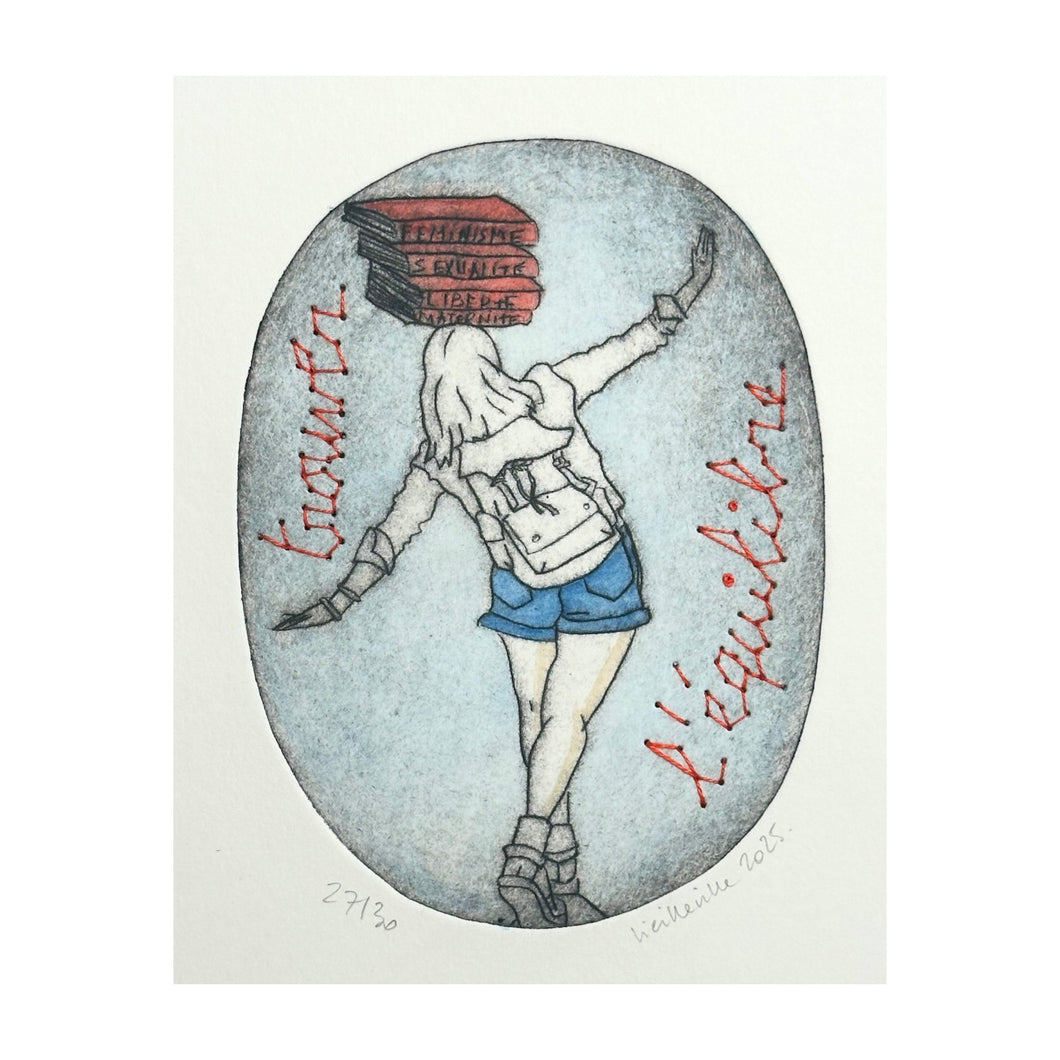 VIEILLEVILLE NATHALIE, Trouver l’équilibre, 2025