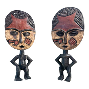 ARTE POPOLARE DELL’AFRICA CENTRO-ORIENTALE, Coppia di figure maschile e femminile, fine XX - inizio XXI secolo