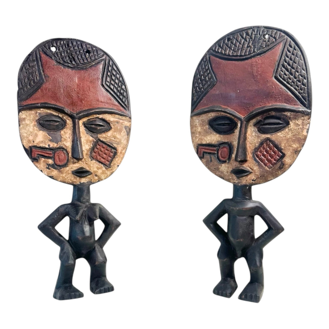 ARTE POPOLARE DELL’AFRICA CENTRO-ORIENTALE, Coppia di figure maschile e femminile, fine XX - inizio XXI secolo