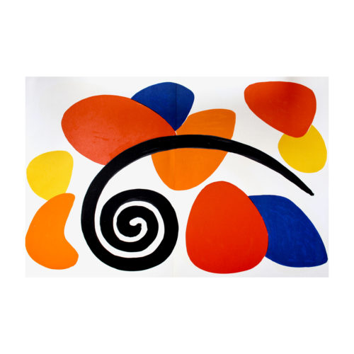 CALDER ALEXANDER, Spiral et couleurs, 1968