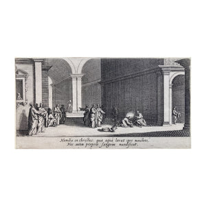 CALLOT JACQUES, La lavanda dei piedi, 1618