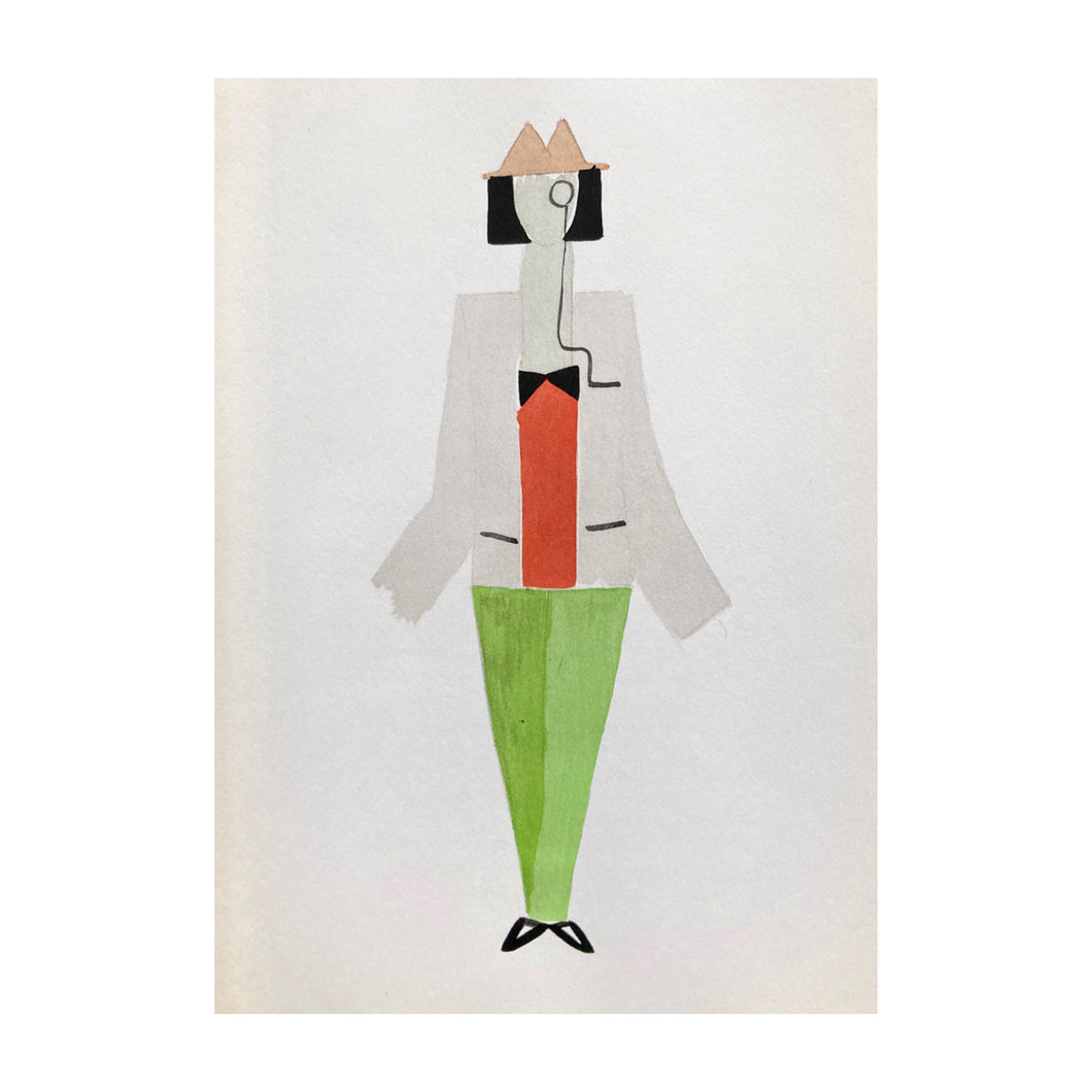 DELAUNAY SONIA, Costume pour Tristan Tzara, 1923. N.1