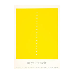 FONTANA LUCIO, Concetto spaziale Giallo, 1965