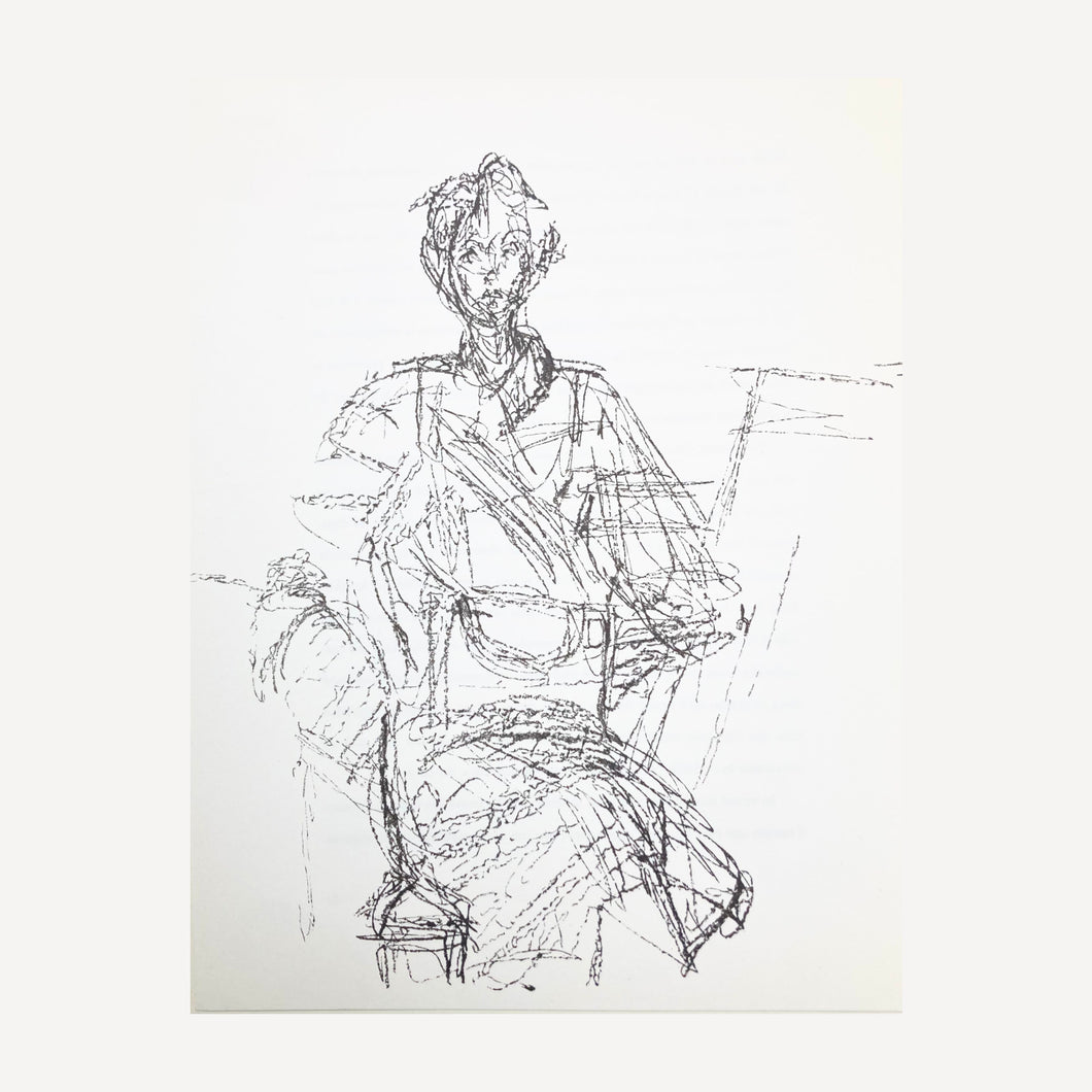 GIACOMETTI ALBERTO, Seated Nude, 1961